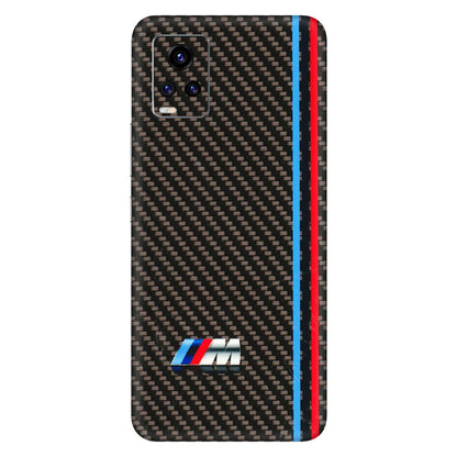 VIVO Z/V/X/T/U/S Series Phone Skins (All Models) - BM Carbon Fiber Feels - 3D Embossed Finish (L-38) Vivo V20 Pro