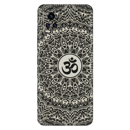 VIVO Z/V/X/T/U/S Series Phone Skins (All Models) - Aum Elegant Mandala - 3D Embossed Finish (L-62) Vivo V20 Pro