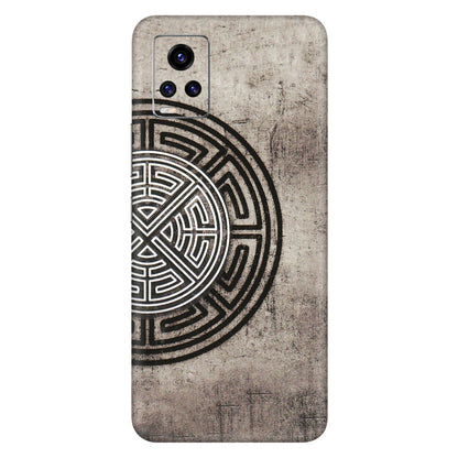 VIVO Z/V/X/T/U/S Series Phone Skins (All Models) - Mysterious Circular Design - 3D Embossed Finish (L-63) Vivo V20 Pro