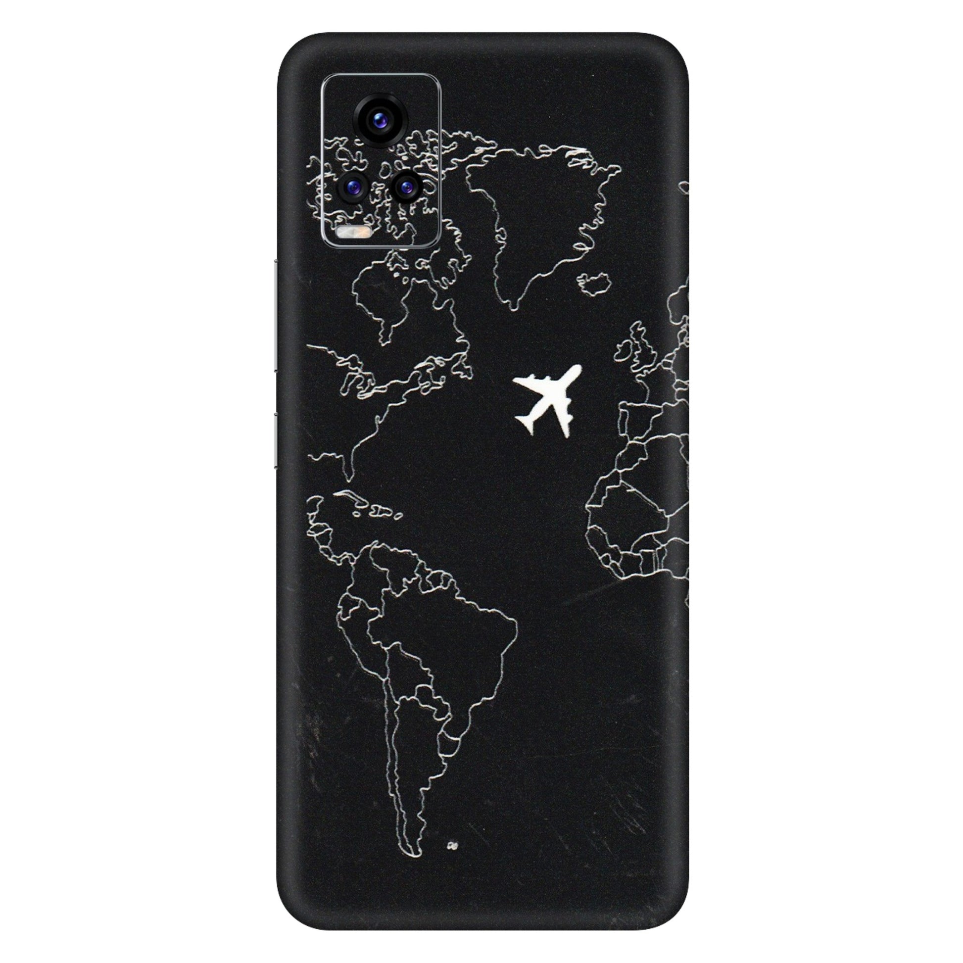 VIVO Z/V/X/T/U/S Series Phone Skins (All Models) - Never Ending Travel - 3D Embossed Finish (L-79) Vivo V20 Pro