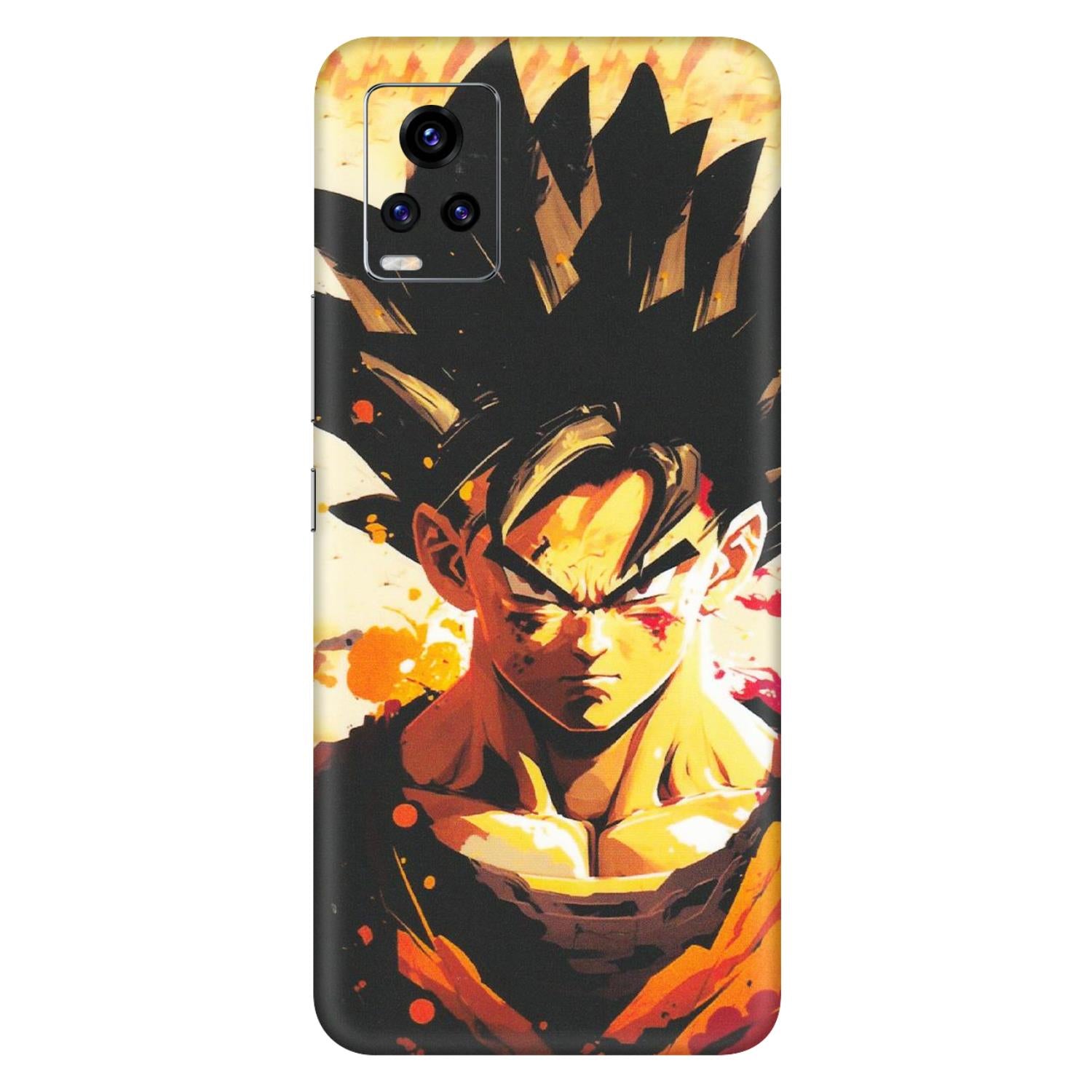 VIVO Z/V/X/T/U/S Series Phone Skins (All Models) - Angry Goku - Matte Finish (M-12) Vivo V20 Pro