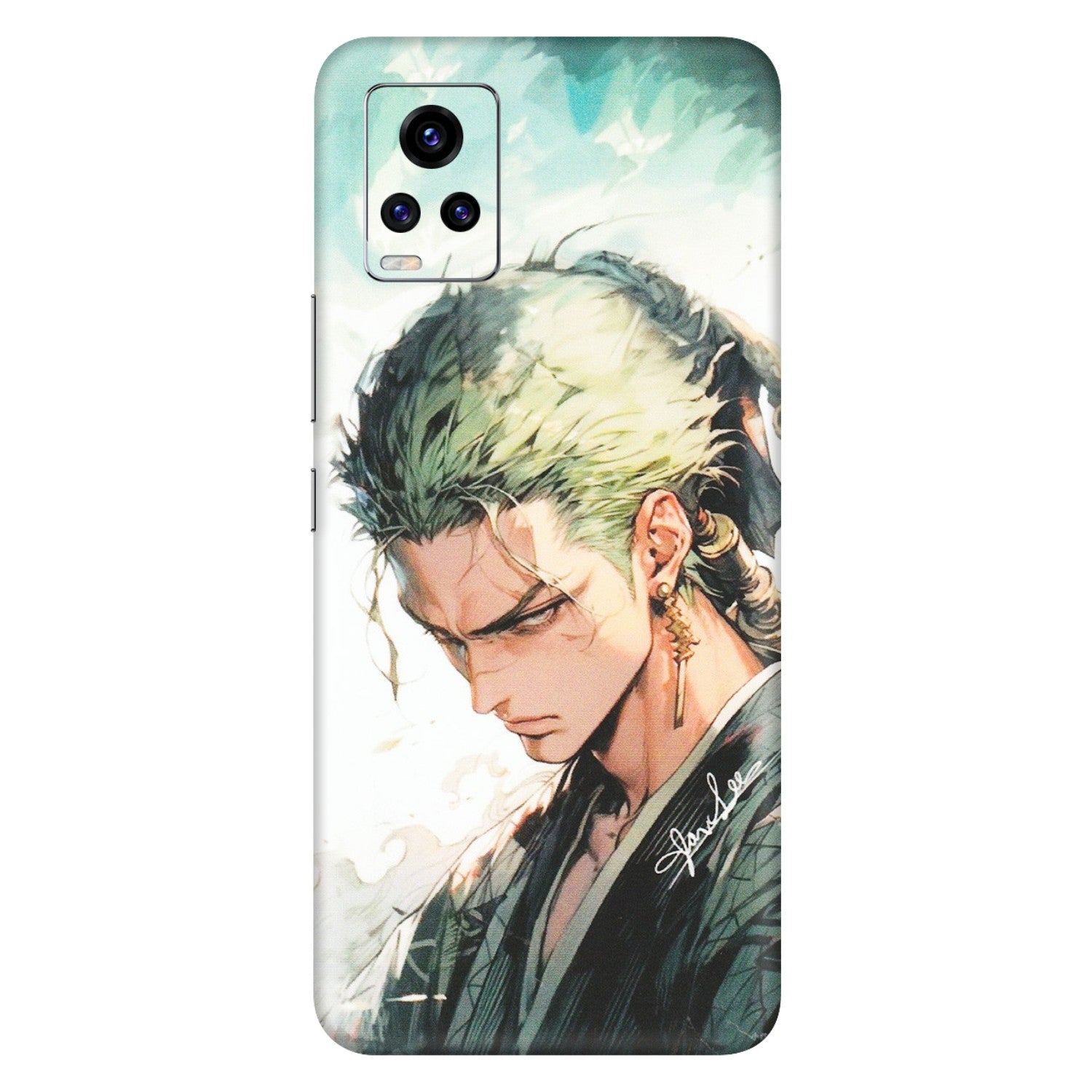 VIVO Z/V/X/T/U/S Series Phone Skins (All Models) - Pirate Hunter One Piece Anime - Matte Finish (M-157) Vivo V20 Pro
