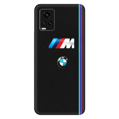 VIVO Z/V/X/T/U/S Series Phone Skins (All Models) - Styling With Black BMW - Matte Finish (M-74) Vivo V20 Pro