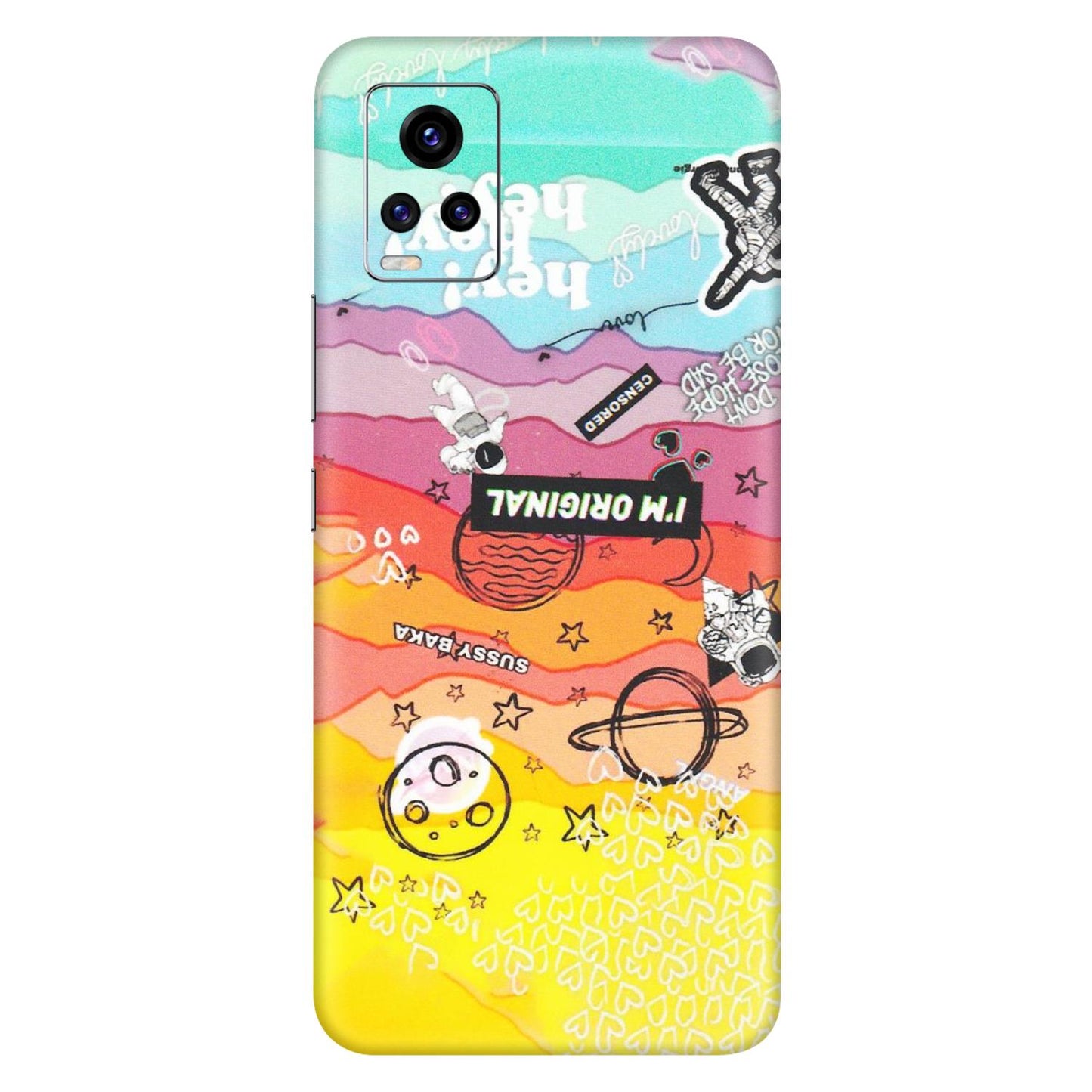 VIVO Z/V/X/T/U/S Series Phone Skins (All Models) - The Original Astronaut - Matte Finish (M-79) Vivo V20 Pro