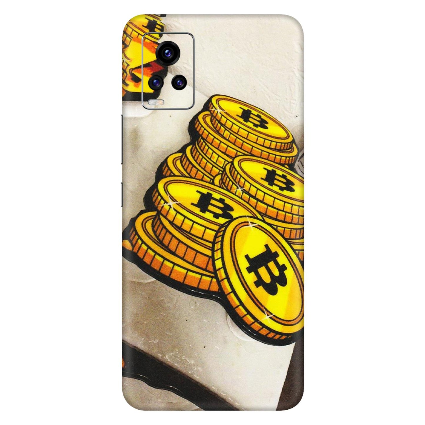VIVO Z/V/X/T/U/S Series Phone Skins (All Models) - Billionaire Bitcoin Collection - Matte Finish (M-92) Vivo V20 Pro