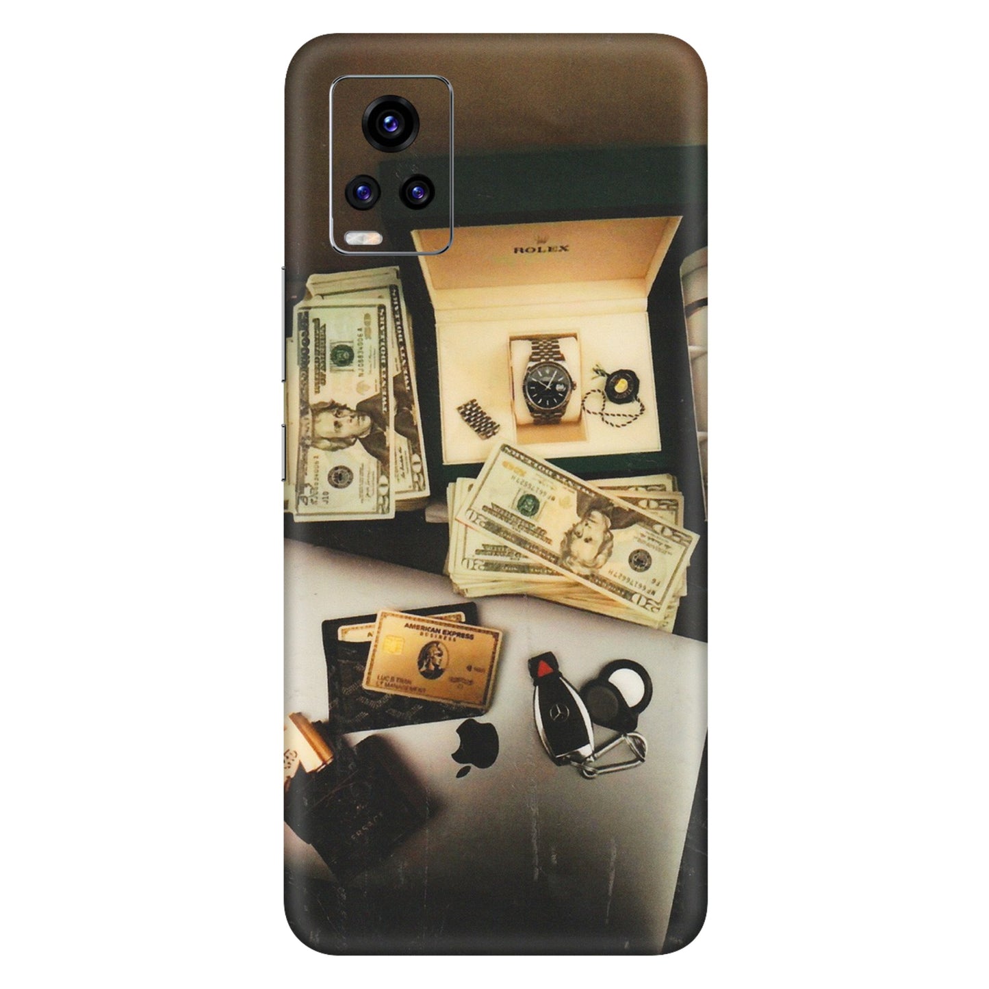 VIVO Z/V/X/T/U/S Series Phone Skins (All Models) - Luxury Lifestyle - Transparent Finish (T-11) Vivo V20 Pro
