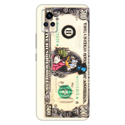VIVO Z/V/X/T/U/S Series Phone Skins (All Models) - Five Hundred Dollar Duck - Transparent Finish (T-15) Vivo V20 Pro