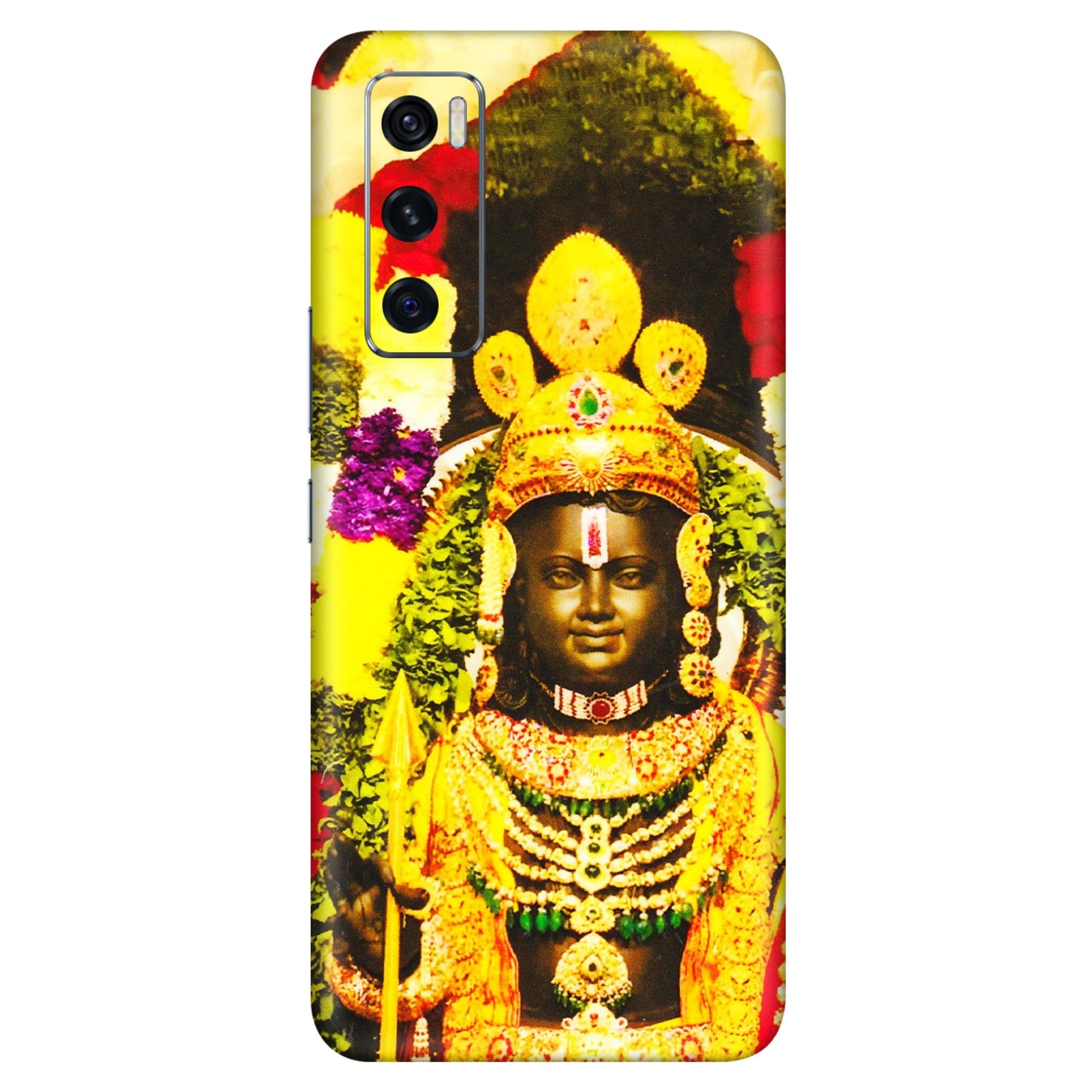 VIVO Z/V/X/T/U/S Series Phone Skins (All Models) - Ram Lalla Ayodhya - 3D Embossed Finish (L-103) Vivo V20 SE