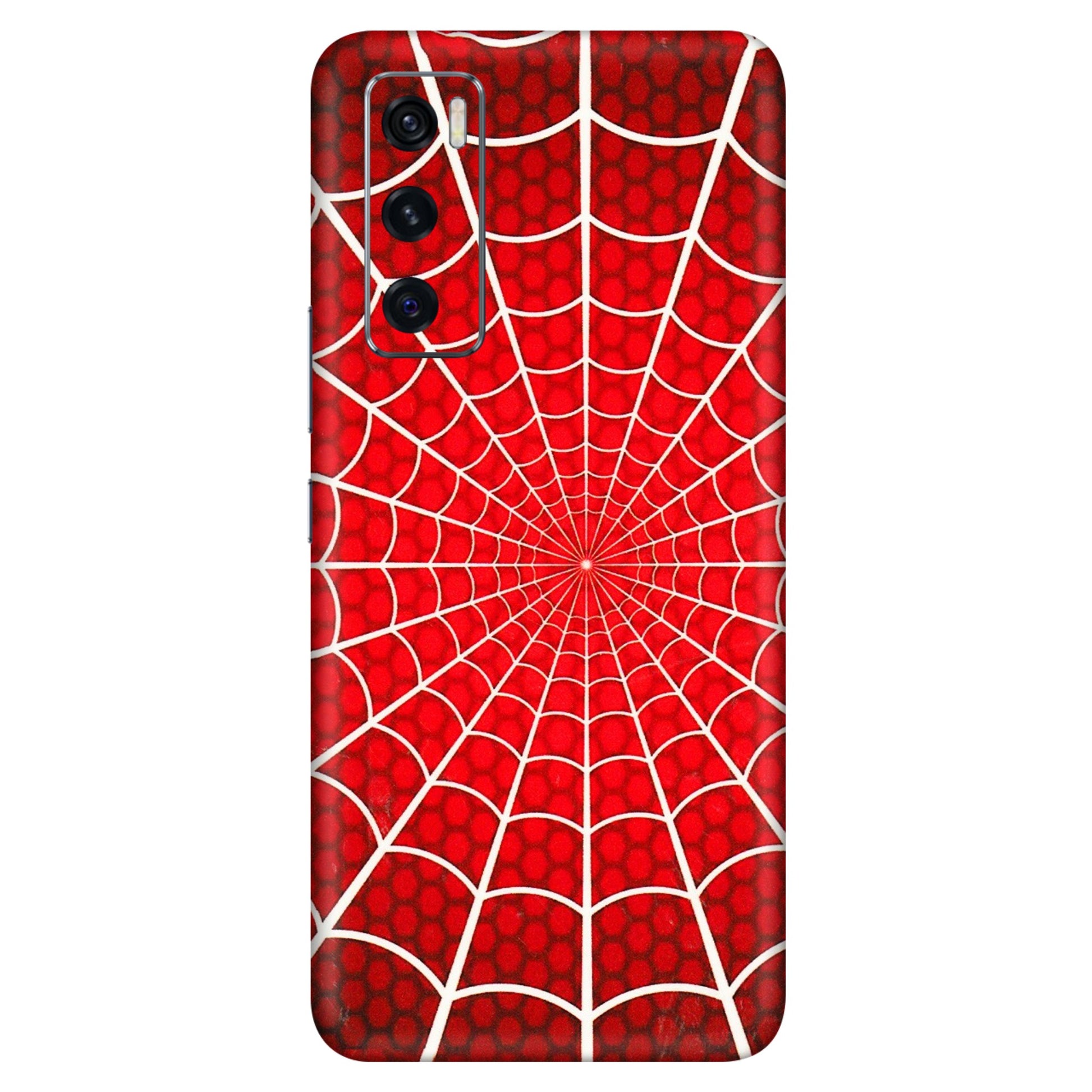 VIVO Z/V/X/T/U/S Series Phone Skins (All Models) - Classic Spidey Web - 3D Embossed Finish (L-115) Vivo V20 SE