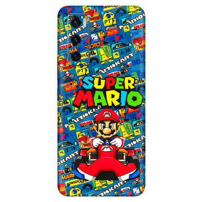 VIVO Z/V/X/T/U/S Series Phone Skins (All Models) - Super Mario Kart - 3D Embossed Finish (L-140) Vivo V20 SE