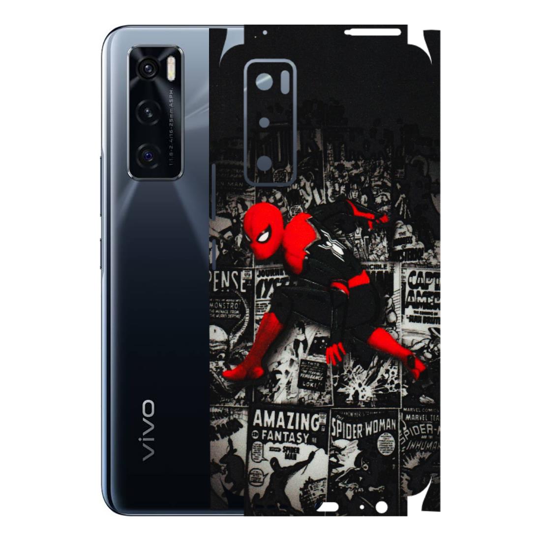 VIVO Z/V/X/T/U/S Series Phone Skins (All Models) - SpiderMan New - 3D Embossed Finish (L-162) Vivo V20 SE