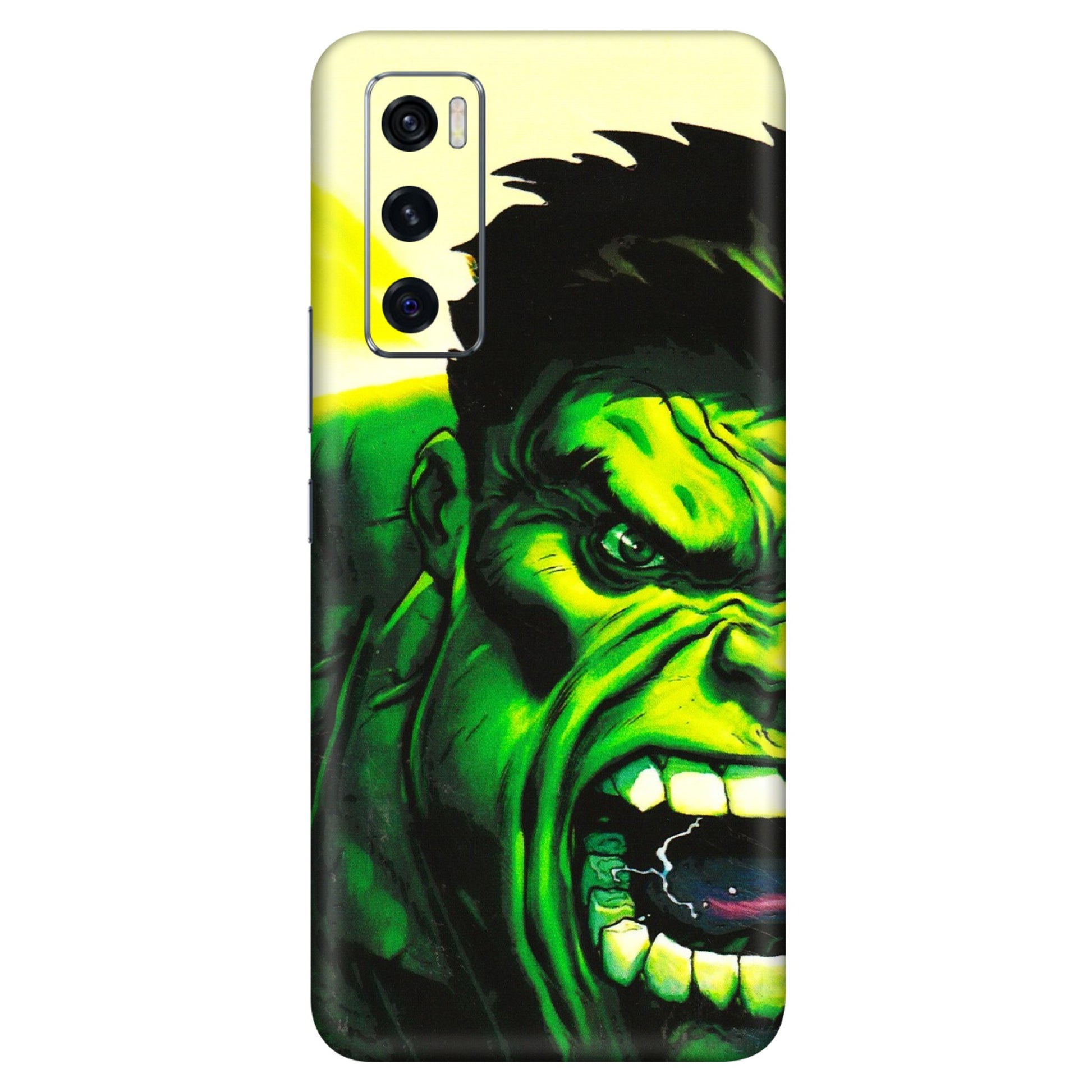 VIVO Z/V/X/T/U/S Series Phone Skins (All Models) - Hulk - 3D Embossed Finish (L-180) Vivo V20 SE