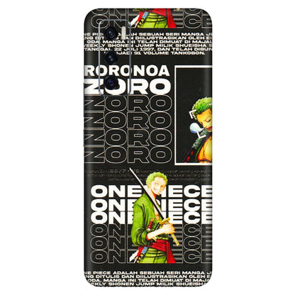 VIVO Z/V/X/T/U/S Series Phone Skins (All Models) - One Piece Zoro - 3D Embossed Finish (L-250) Vivo V20 SE