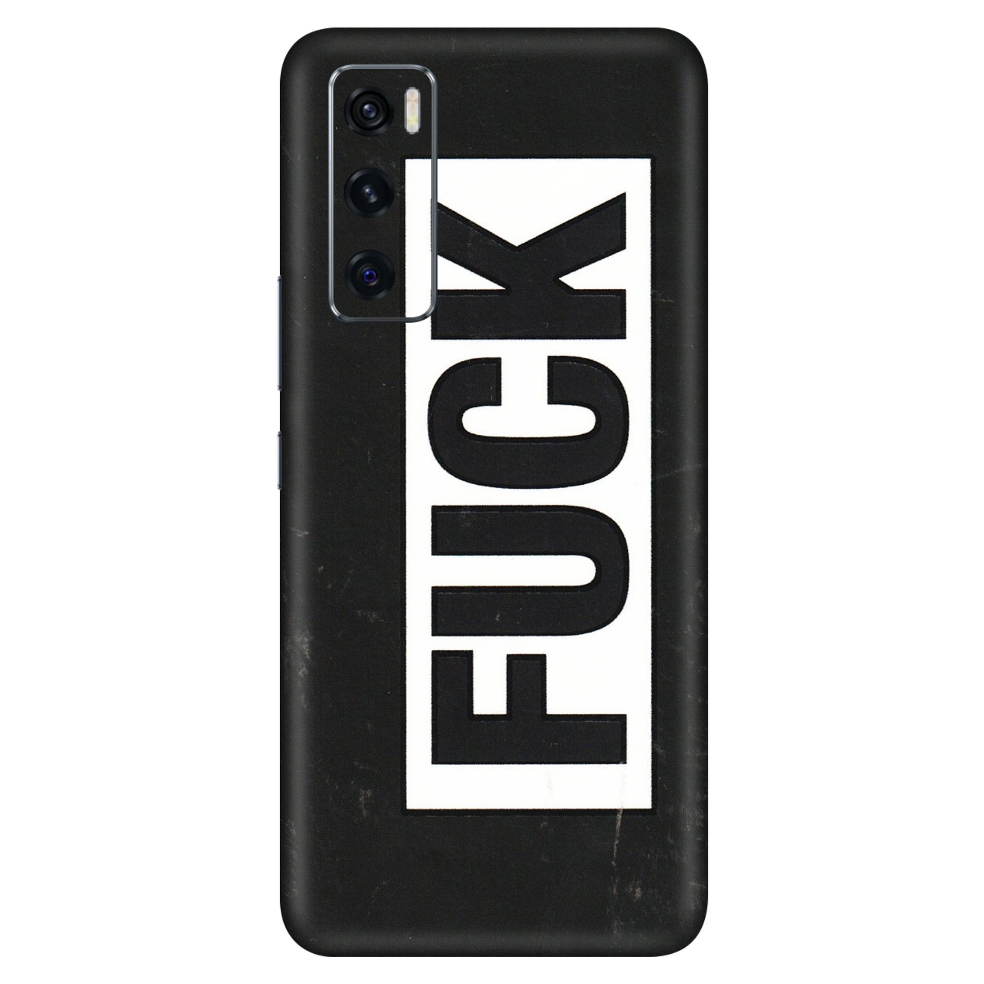 VIVO Z/V/X/T/U/S Series Phone Skins (All Models) - The F Word - 3D Embossed Finish (L-255) Vivo V20 SE