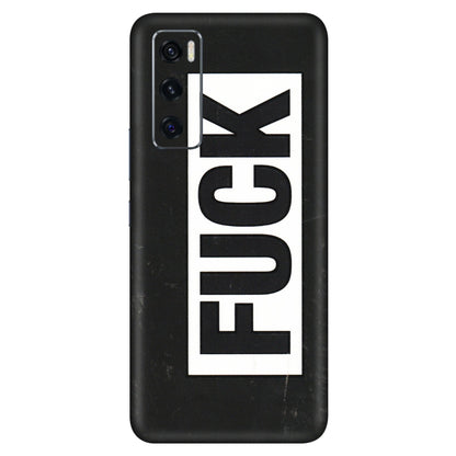 VIVO Z/V/X/T/U/S Series Phone Skins (All Models) - The F Word - 3D Embossed Finish (L-255) Vivo V20 SE