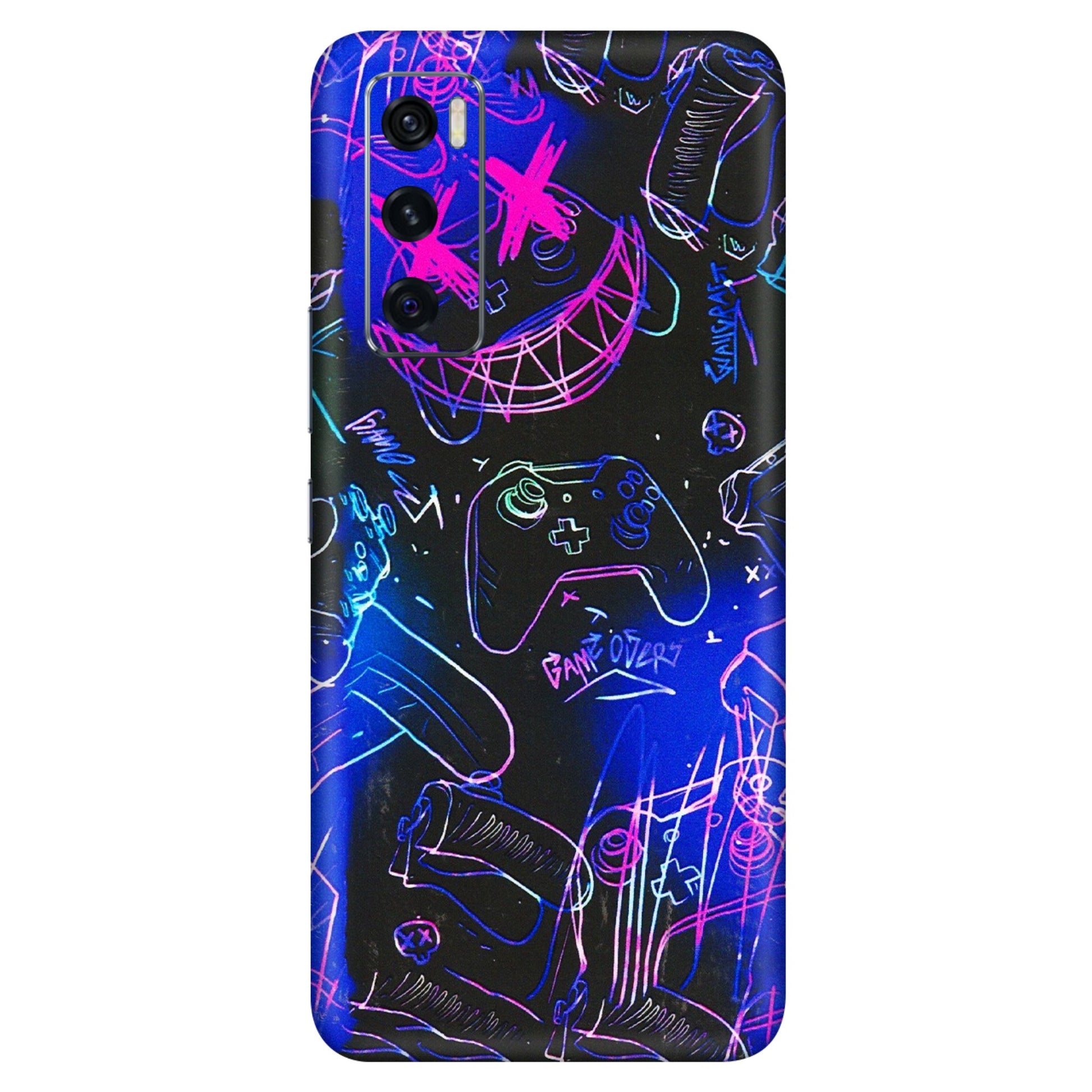 VIVO Z/V/X/T/U/S Series Phone Skins (All Models) - Gamers Paradise - 3D Embossed Finish (L-258) Vivo V20 SE