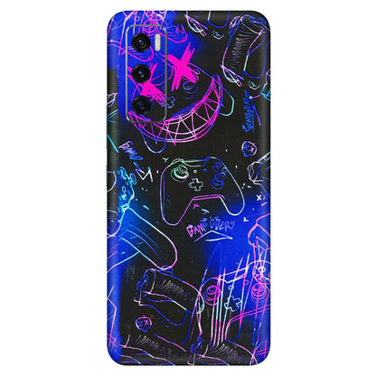 VIVO Z/V/X/T/U/S Series Phone Skins (All Models) - Gamers Paradise - 3D Embossed Finish (L-258) Vivo V20 SE