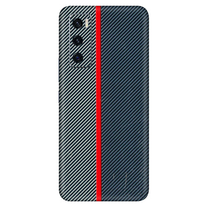 VIVO Z/V/X/T/U/S Series Phone Skins (All Models) - Blue Sober Lines - 3D Embossed Finish (L-305) Vivo V20 SE