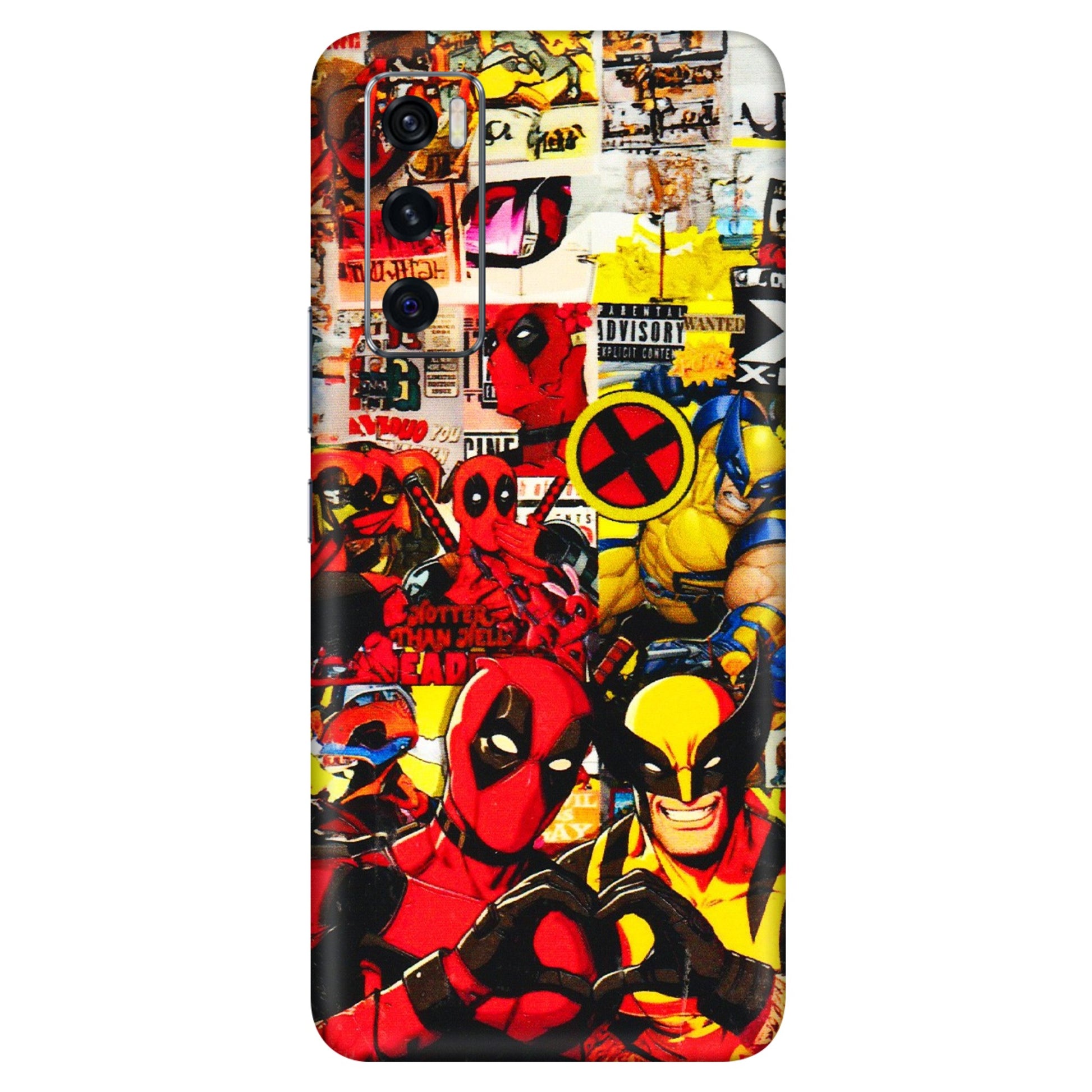 VIVO Z/V/X/T/U/S Series Phone Skins (All Models) - Spidy Wolverine - 3D Embossed Finish (L-310) Vivo V20 SE