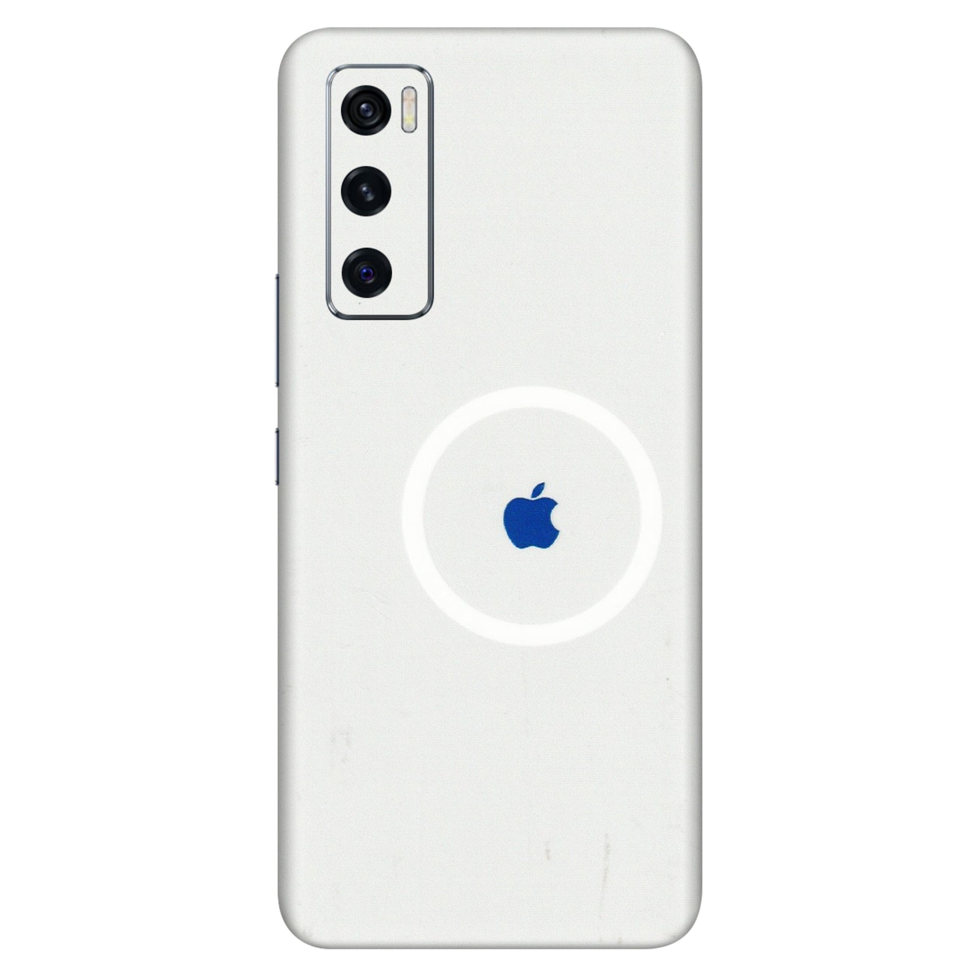 VIVO Z/V/X/T/U/S Series Phone Skins (All Models) - iPhone Magsafe Logo - 3D Embossed Finish (L-320) Vivo V20 SE