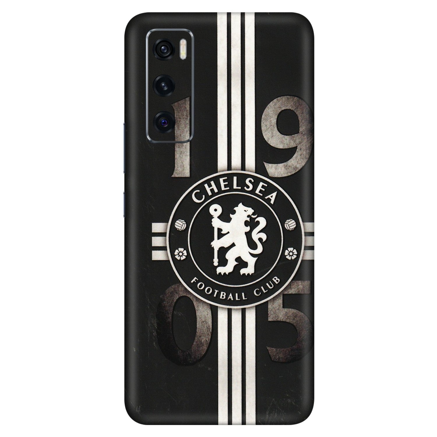VIVO Z/V/X/T/U/S Series Phone Skins (All Models) - Chelsea Fan Club - 3D Embossed Finish (L-36) Vivo V20 SE