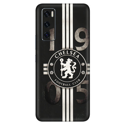 VIVO Z/V/X/T/U/S Series Phone Skins (All Models) - Chelsea Fan Club - 3D Embossed Finish (L-36) Vivo V20 SE