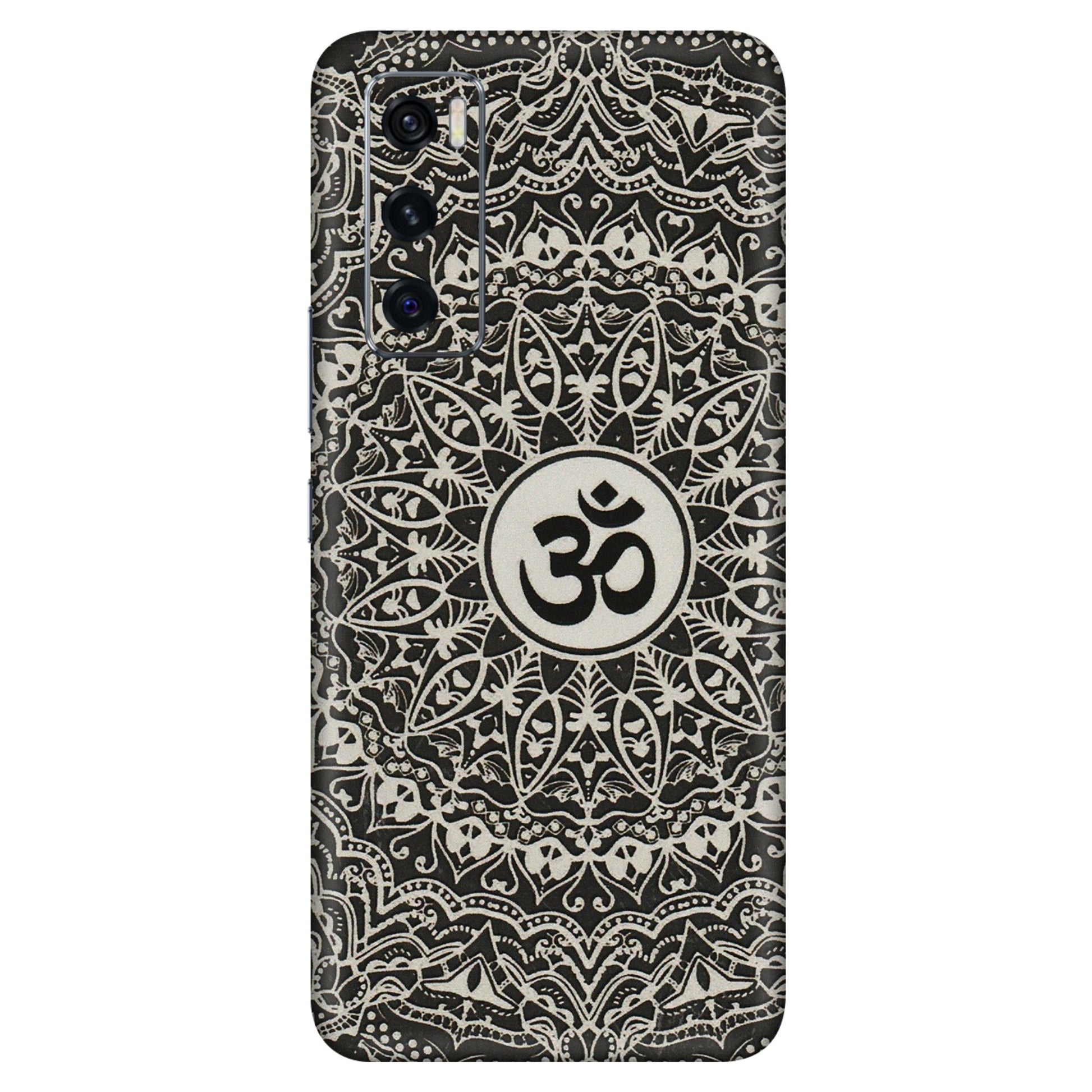 VIVO Z/V/X/T/U/S Series Phone Skins (All Models) - Aum Elegant Mandala - 3D Embossed Finish (L-62) Vivo V20 SE