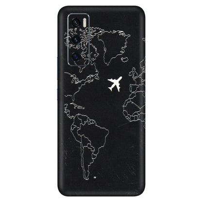 VIVO Z/V/X/T/U/S Series Phone Skins (All Models) - Never Ending Travel - 3D Embossed Finish (L-79) Vivo V20 SE