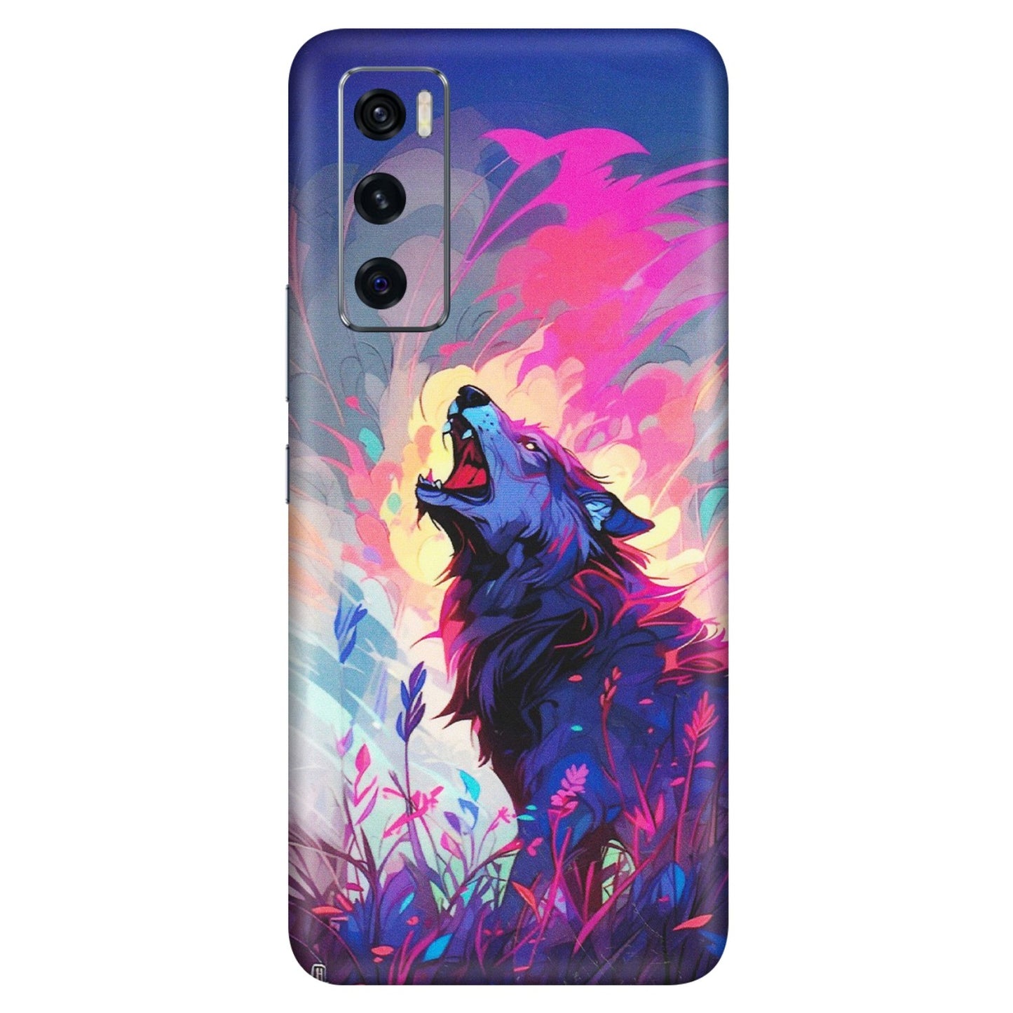 VIVO Z/V/X/T/U/S Series Phone Skins (All Models) - New Wild Wolf Abstract - Matte Finish (M-125) Vivo V20 SE