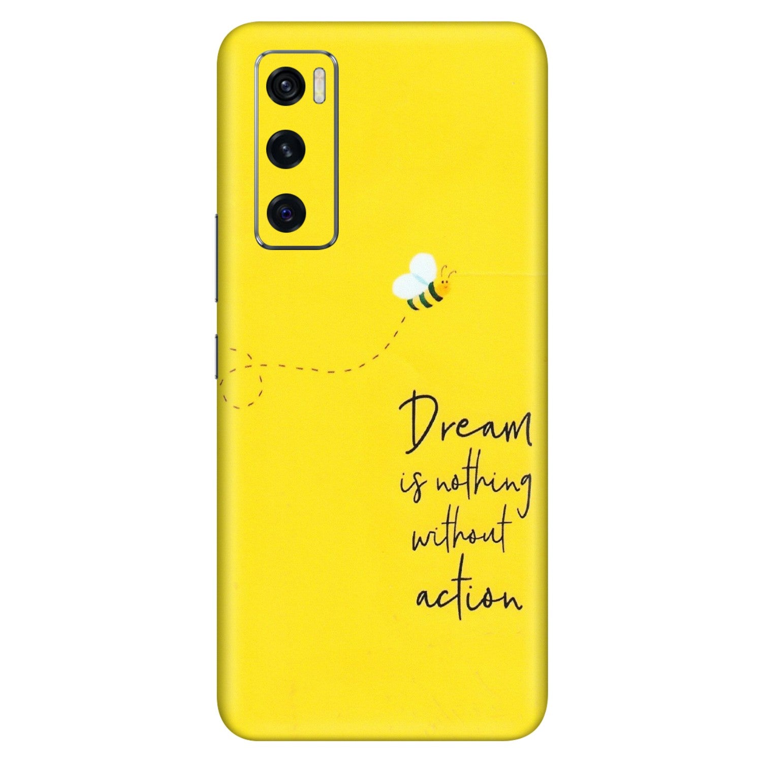 VIVO Z/V/X/T/U/S Series Phone Skins (All Models) - Dream Is Nothing Without Action - Matte Finish (M-138) Vivo V20 SE