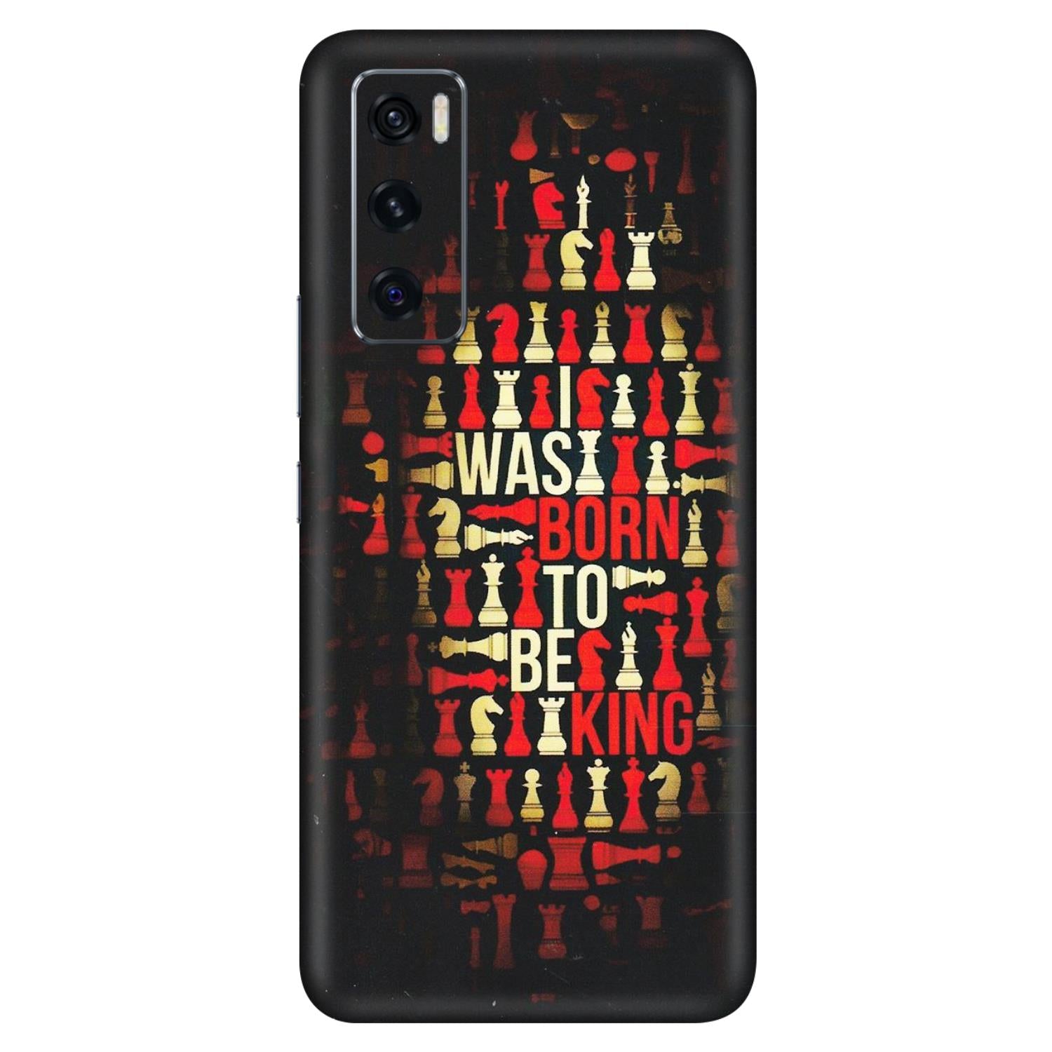 VIVO Z/V/X/T/U/S Series Phone Skins (All Models) - Born To Be King - Matte Finish (M-73) Vivo V20 SE