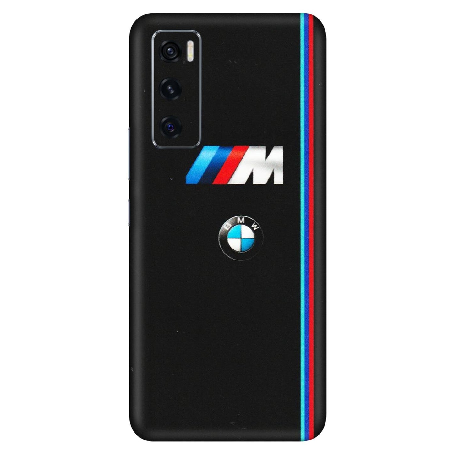 VIVO Z/V/X/T/U/S Series Phone Skins (All Models) - Styling With Black BMW - Matte Finish (M-74) Vivo V20 SE
