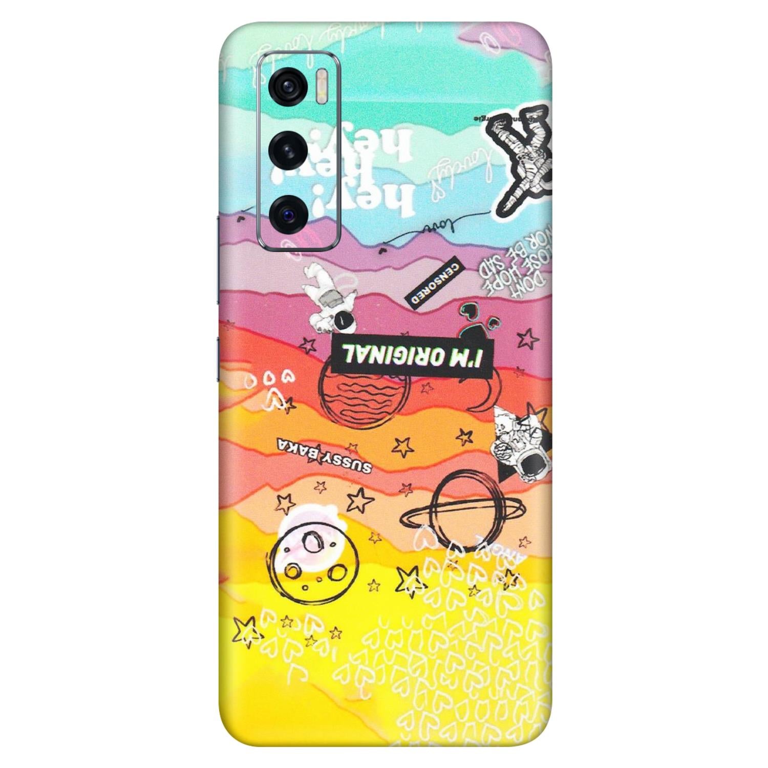 VIVO Z/V/X/T/U/S Series Phone Skins (All Models) - The Original Astronaut - Matte Finish (M-79) Vivo V20 SE