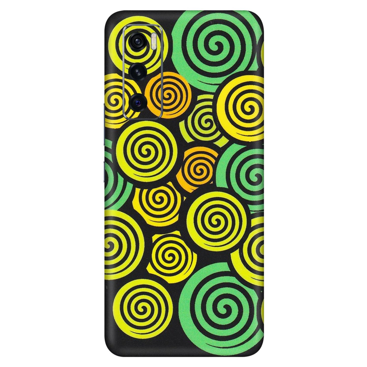 VIVO Z/V/X/T/U/S Series Phone Skins (All Models) - Crazy Spiral - Matte Finish (M-91) Vivo V20 SE