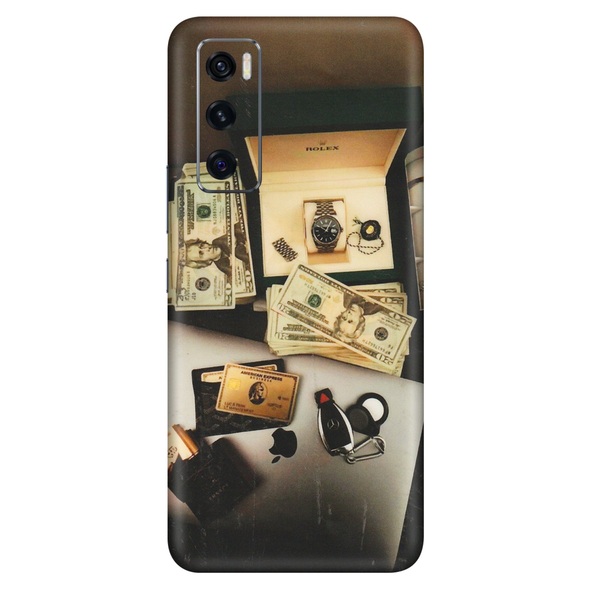 VIVO Z/V/X/T/U/S Series Phone Skins (All Models) - Luxury Lifestyle - Transparent Finish (T-11) Vivo V20 SE
