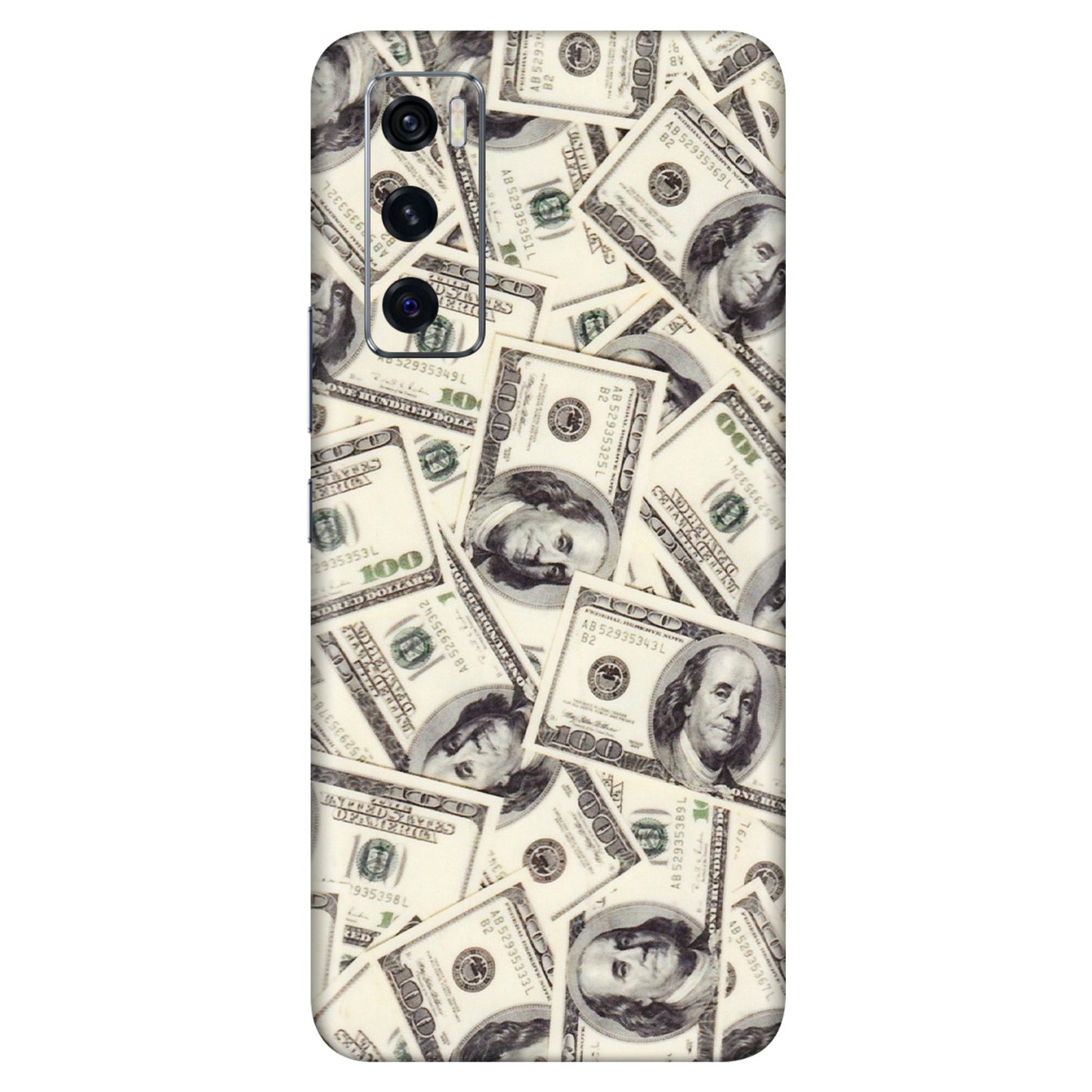 VIVO Z/V/X/T/U/S Series Phone Skins (All Models) - Dollar Lover - Transparent Finish (T-17) Vivo V20 SE