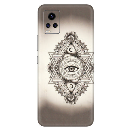 VIVO Z/V/X/T/U/S Series Phone Skins (All Models) - Illuminati Great Eye - Transparent Finish (T-14) Vivo V20