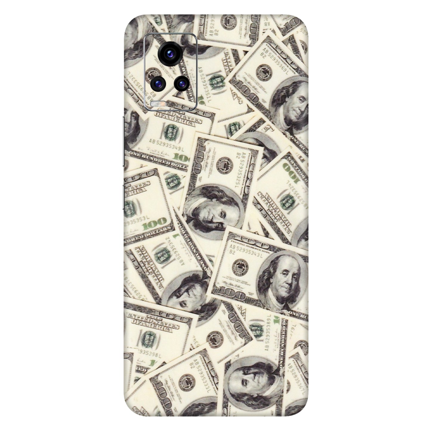 VIVO Z/V/X/T/U/S Series Phone Skins (All Models) - Dollar Lover - Transparent Finish (T-17) Vivo V20
