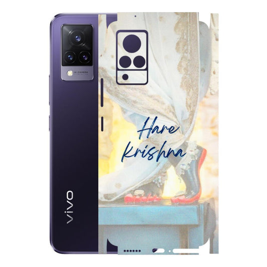 VIVO Z/V/X/T/U/S Series Phone Skins (All Models) - Hare Krishna - 3D Embossed Finish (L-03) Vivo V21 5G