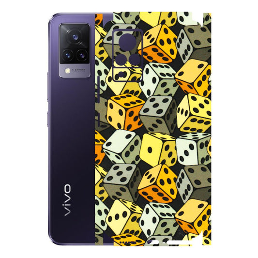 VIVO Z/V/X/T/U/S Series Phone Skins (All Models) - Dices Of Life - 3D Embossed Finish (L-04) Vivo V21 5G