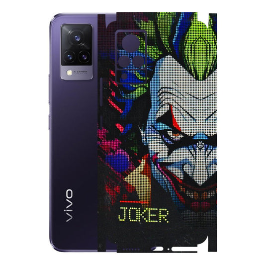 VIVO Z/V/X/T/U/S Series Phone Skins (All Models) - Joker Dot Matrix - 3D Embossed Finish (L-08) Vivo V21 5G