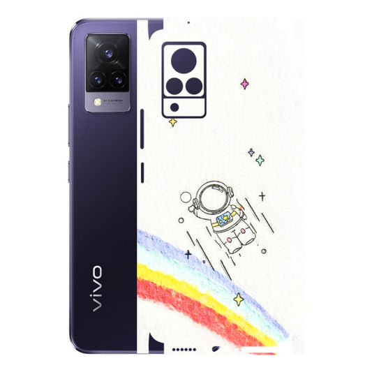 VIVO Z/V/X/T/U/S Series Phone Skins (All Models) - Milkyway Astronaut - 3D Embossed Finish (L-110) Vivo V21 5G