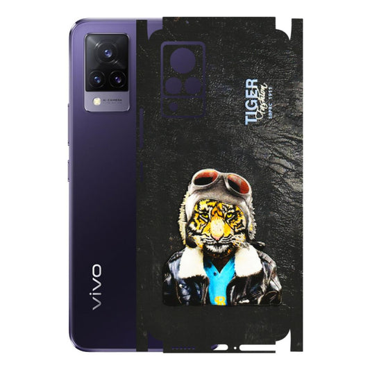 VIVO Z/V/X/T/U/S Series Phone Skins (All Models) - Rider Tiger - 3D Embossed Finish (L-113) Vivo V21 5G