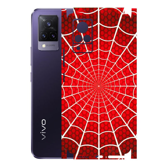 VIVO Z/V/X/T/U/S Series Phone Skins (All Models) - Classic Spidey Web - 3D Embossed Finish (L-115) Vivo V21 5G