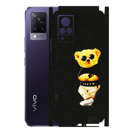 VIVO Z/V/X/T/U/S Series Phone Skins (All Models) - Classy Teddy Bear - 3D Embossed Finish (L-116) Vivo V21 5G