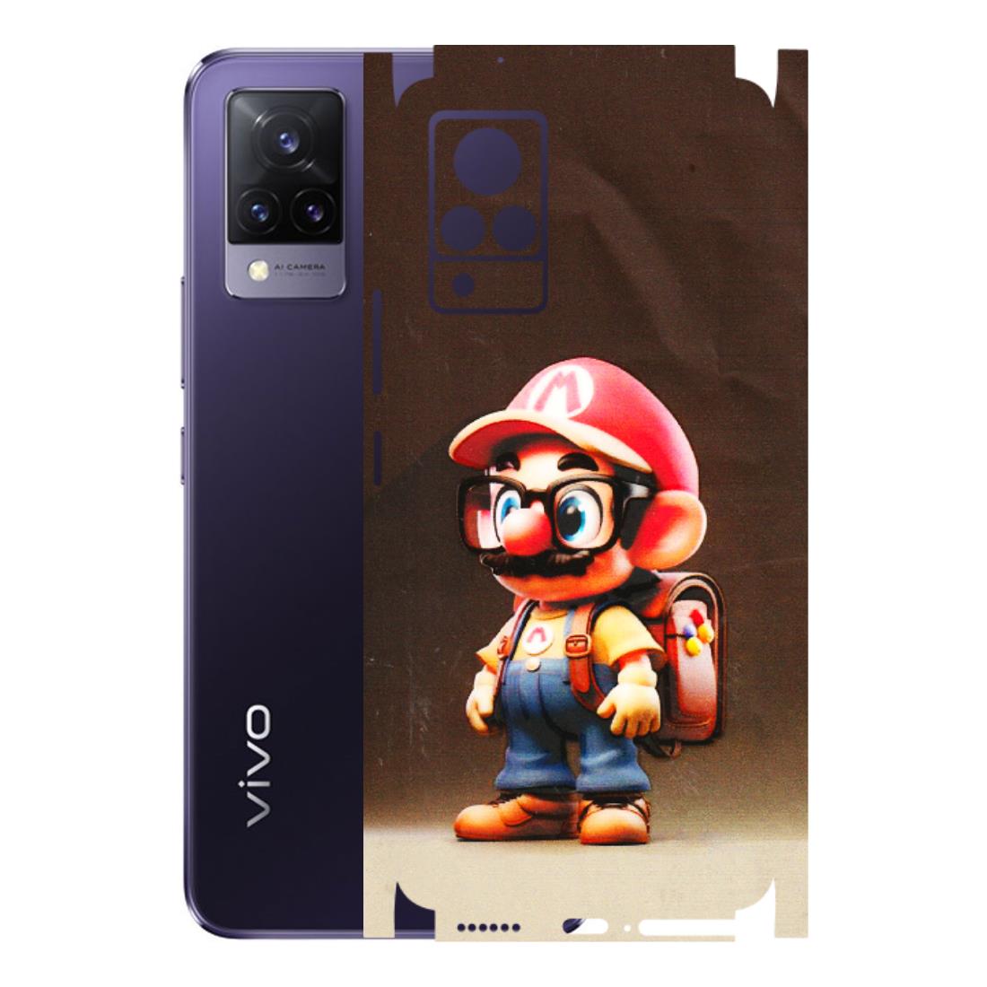VIVO Z/V/X/T/U/S Series Phone Skins (All Models) - Little Mario - 3D Embossed Finish (L-119) Vivo V21 5G