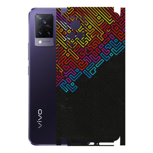VIVO Z/V/X/T/U/S Series Phone Skins (All Models) - Dotme Pattern Art - 3D Embossed Finish (L-121) Vivo V21 5G