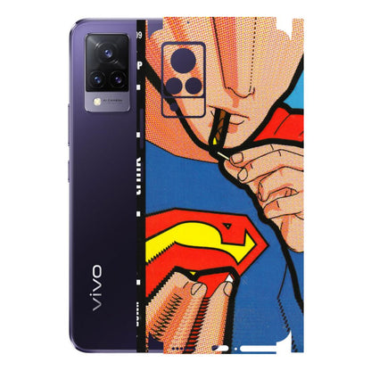 VIVO Z/V/X/T/U/S Series Phone Skins (All Models) - Superman Sutta - 3D Embossed Finish (L-130) Vivo V21 5G