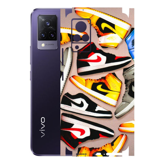 VIVO Z/V/X/T/U/S Series Phone Skins (All Models) - Sneaker Lover - 3D Embossed Finish (L-135) Vivo V21 5G