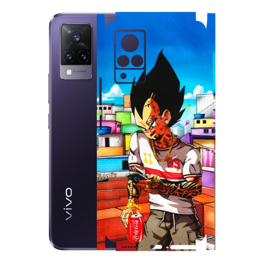 VIVO Z/V/X/T/U/S Series Phone Skins (All Models) - Vegeta - 3D Embossed Finish (L-136) Vivo V21 5G